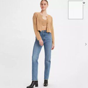Levi's Premium High Rise Slim Straight Jeans in Sonoma Case